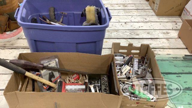 (3) Boxes of Assorted Tools